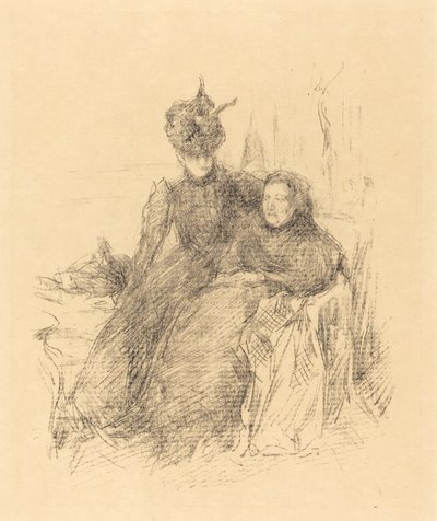 Mother and Daughter by James Abbott McNeill Whistler