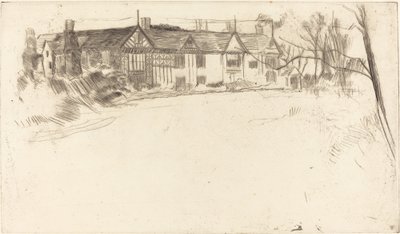 Speke Hall, No.2 by James Abbott McNeill Whistler