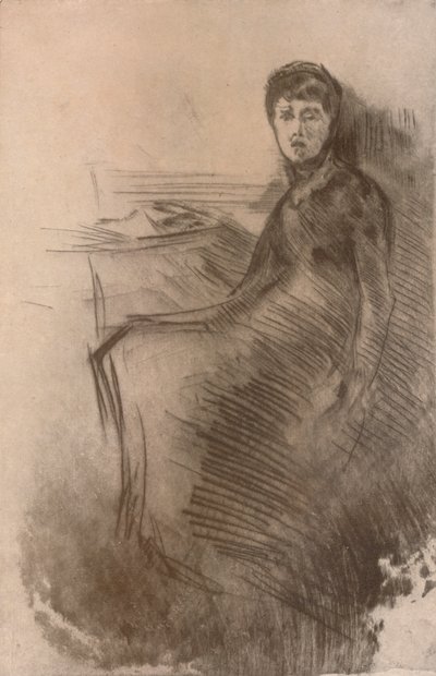 The Desk, c1870, 1904 by James Abbott McNeill Whistler