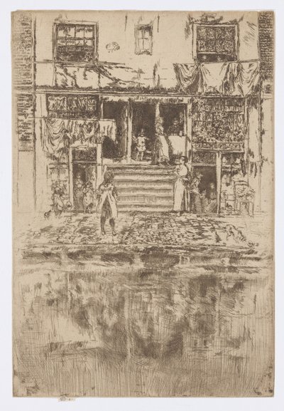 The Steps, Amsterdam by James Abbott McNeill Whistler