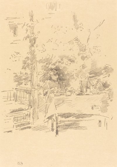 Tête-à-tête in the Garden, 1894 by James Abbott McNeill Whistler