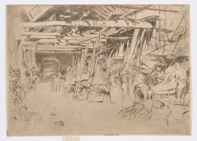 Wheelwright by James Abbott McNeill Whistler