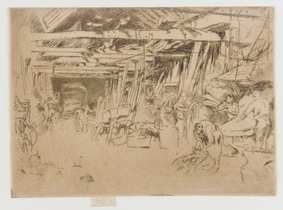 Wheelwright by James Abbott McNeill Whistler