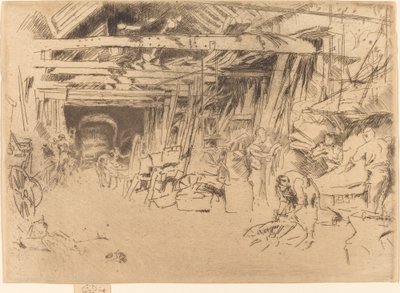 Wheelwright by James Abbott McNeill Whistler