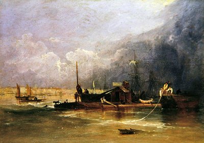 The Boatyard, Bristol by James Baker Pyne