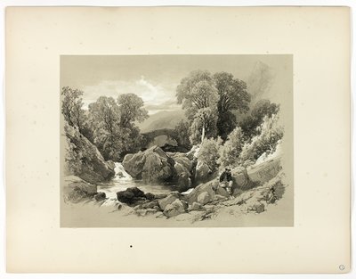 Sledde Bridge, from Picturesque Selections by James Duffield Harding