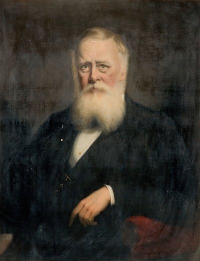 Portrait Of Thomas Phillips, 1876 by James Edgell Collins