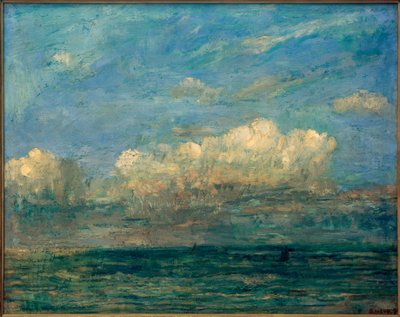 Seascape with White Cloud by James Sidney Ensor