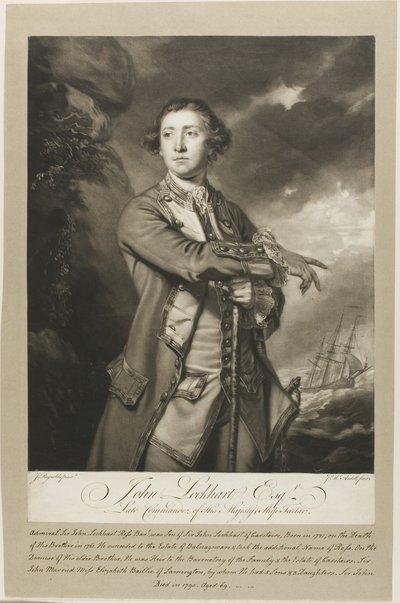 Portrait of John Lockhart, Esquire by James MacArdell