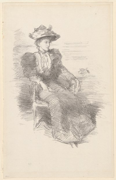 A Portrait: Mildred Howells by James Abbott McNeill Whistler