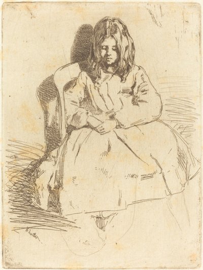 Annie Seated by James Abbott McNeill Whistler