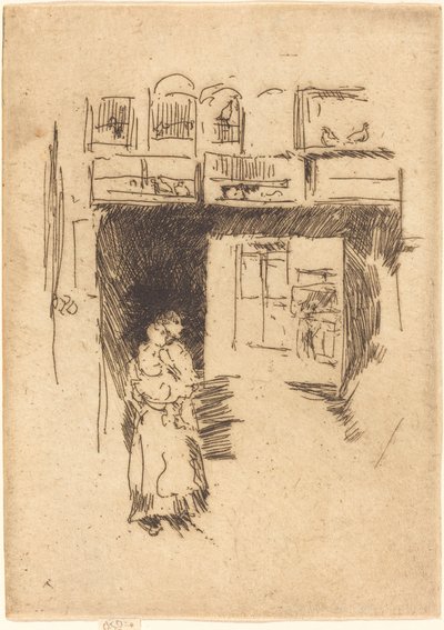 Bird-Cages, Drury Lane by James Abbott McNeill Whistler