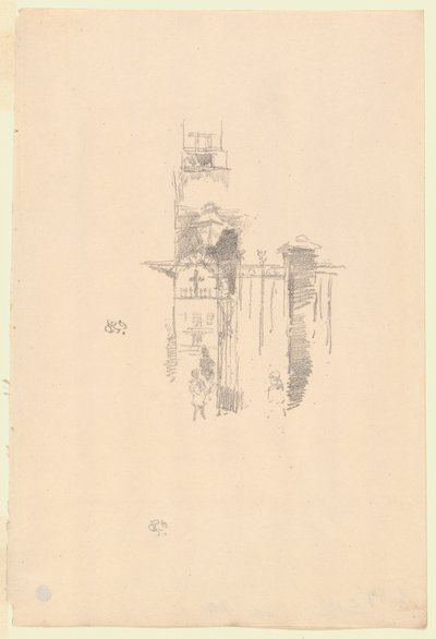 Entrance Gate by James Abbott McNeill Whistler