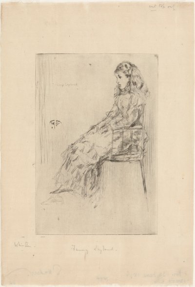 Fanny Leyland by James Abbott McNeill Whistler