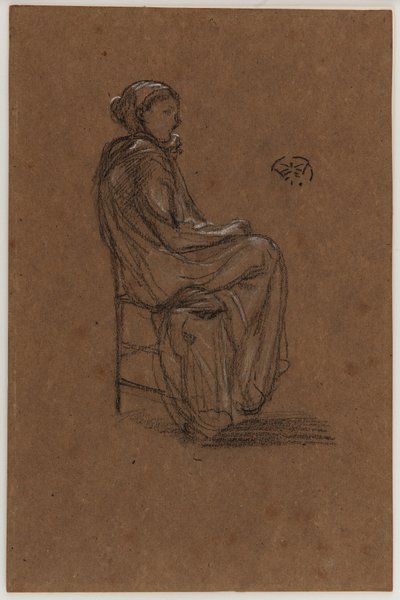 Female Figure, Seated by James Abbott McNeill Whistler