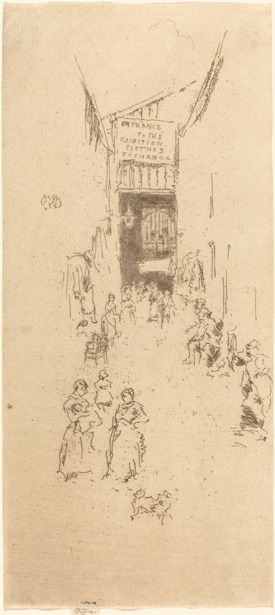 Fleur de Lys Passage by James Abbott McNeill Whistler