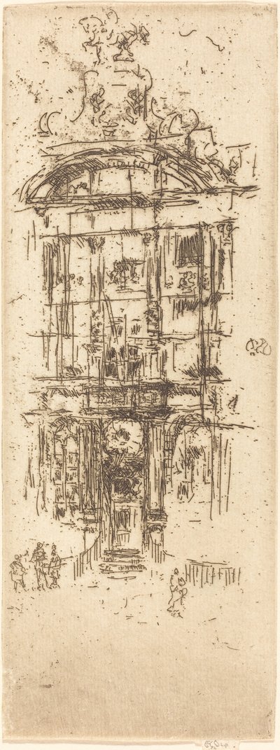 Gold-House, Brussels by James Abbott McNeill Whistler