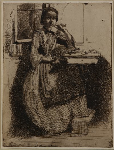 Gretchen at Heidelberg by James Abbott McNeill Whistler