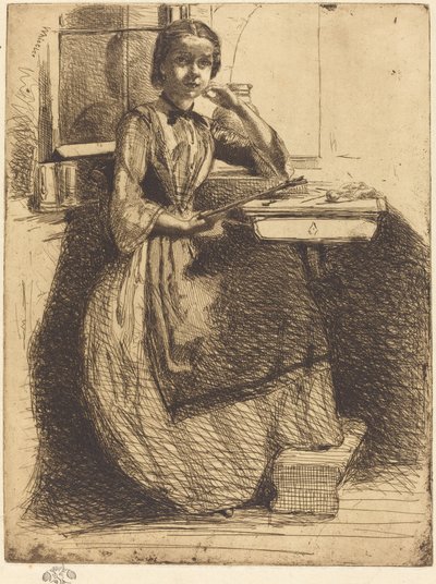 Gretchen at Heidelberg by James Abbott McNeill Whistler