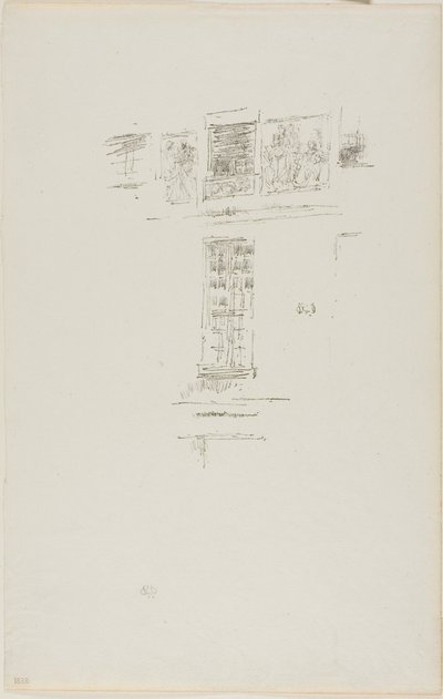 Hôtel Colbert, Windows by James Abbott McNeill Whistler