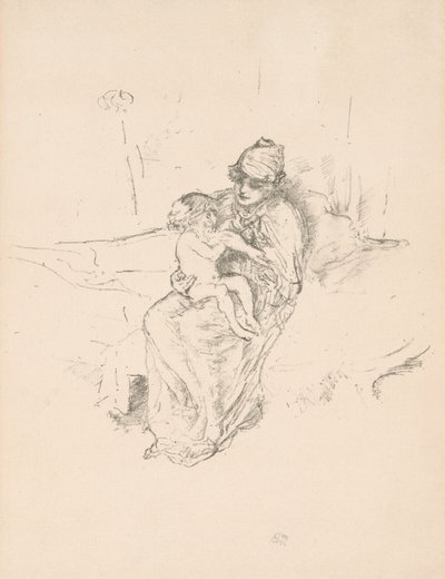Mother and Child, No. 1 by James Abbott McNeill Whistler