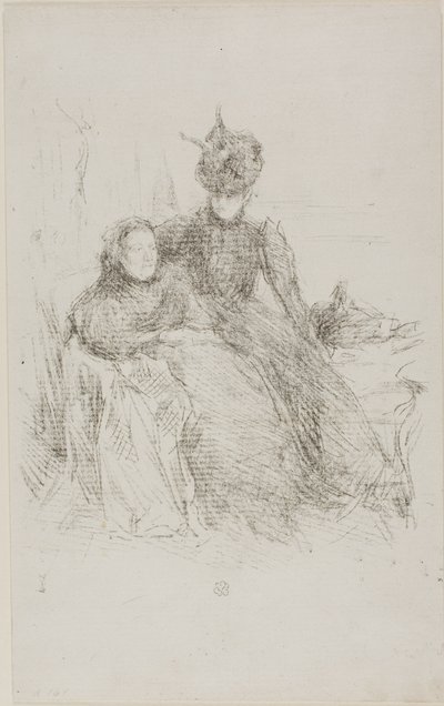 Mother and Daughter by James Abbott McNeill Whistler