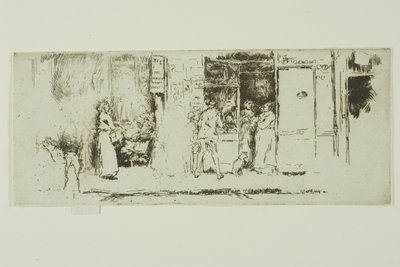 Newspaper-Stall, Rue de Seine by James Abbott McNeill Whistler