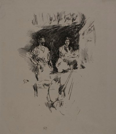 The Brothers by James Abbott McNeill Whistler