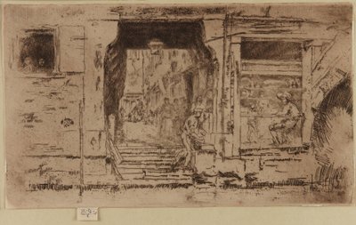 The Fish Shop, Venice by James Abbott McNeill Whistler