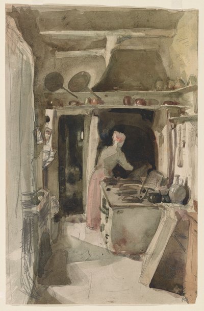 The Kitchen by James Abbott McNeill Whistler