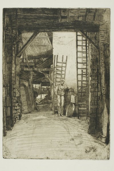 The Lime-Burner by James Abbott McNeill Whistler