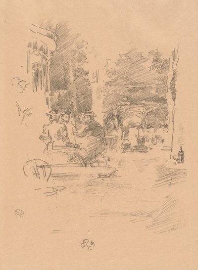 The Little Café au Bois by James Abbott McNeill Whistler