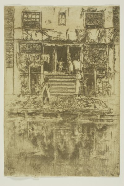 The Steps, Amsterdam by James Abbott McNeill Whistler
