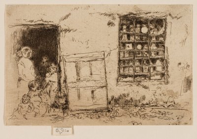 The Village Sweet Shop by James Abbott McNeill Whistler