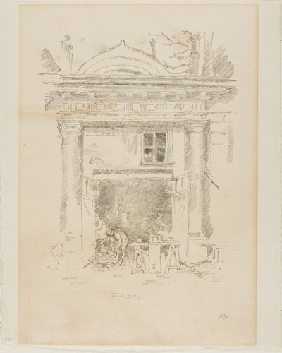 The Whitesmiths, Impasse des Carmélites by James Abbott McNeill Whistler