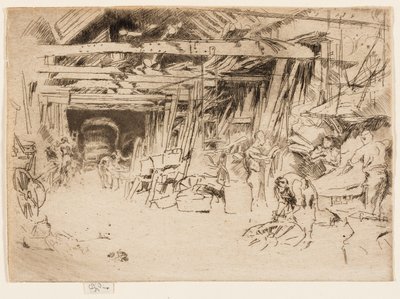 Wheelwright by James Abbott McNeill Whistler