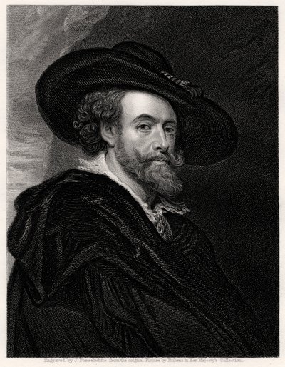 Peter Paul Rubens, Flemish artist, 19th century by James Posselwhite