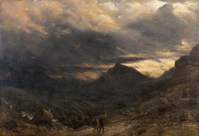 View of Snowdon by James Thomas Linnell