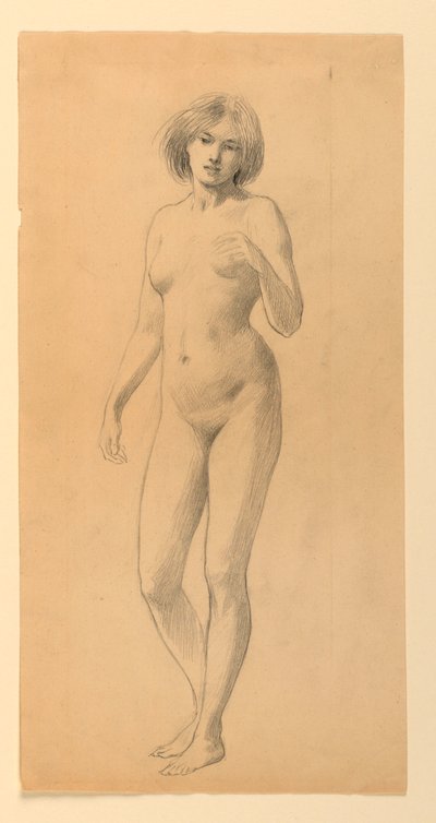 Standing Female Nude by James Wells Champney