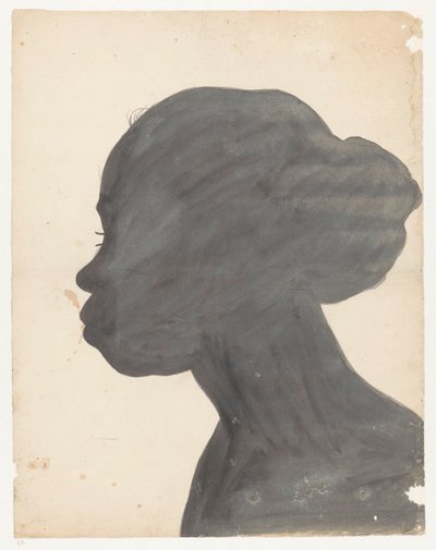 Silhouette Portrait of Flora by Jan Brandes