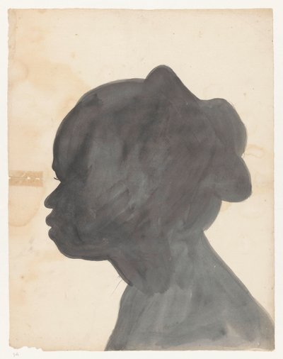 Silhouette Portrait of Sara by Jan Brandes