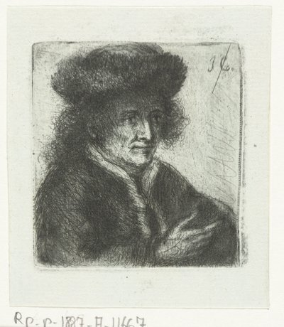 Adult Man with Fur Hat by Jan Chalon