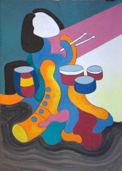 Little Drummer Girl, 2009 by Jan Groneberg