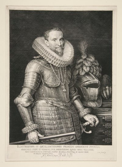 Ambrogio, Marquis of Spinola (1569-1630) by Jan Harmensz. Muller