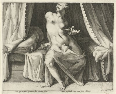 Death of Lucretia by Jan Harmensz. Muller