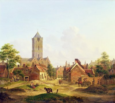 The Church of St. Jacobi, Utrecht by Jan Hendrik Verheyen