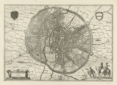 Plan of Leuven by Jan Luyken