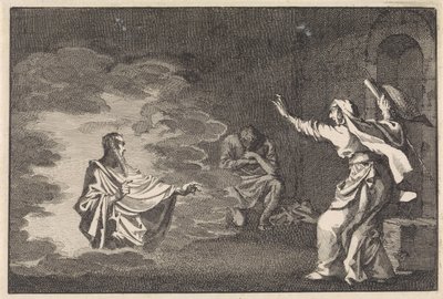 Saul with the Witch of Endor by Jan Luyken