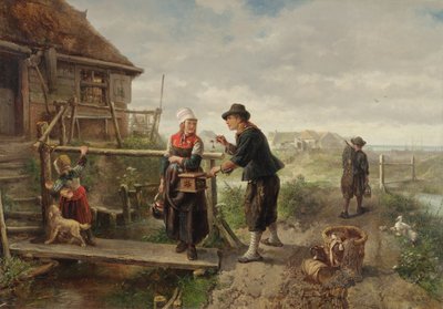 Lighting a Pipe by Jan Mari Henri Ten Kate