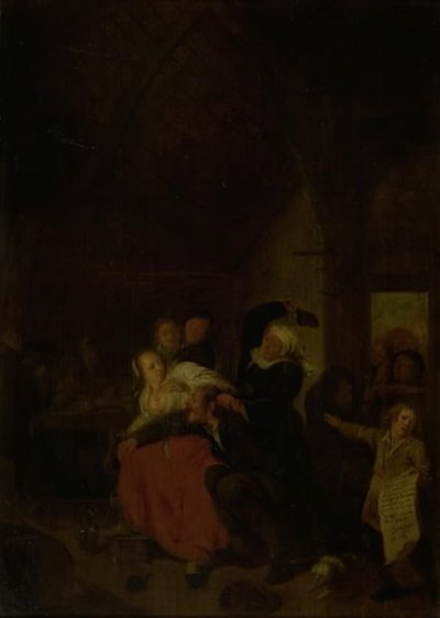 The Jealous Wife by Jan Miense Molenaer